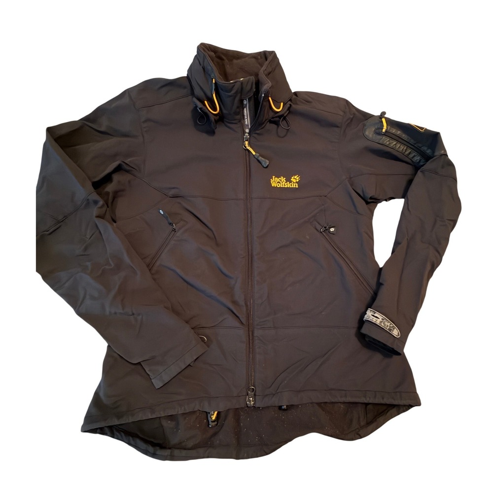 JACK WOLFSKIN Stormlock Hyproof Softshell Hiking Jacket Black M